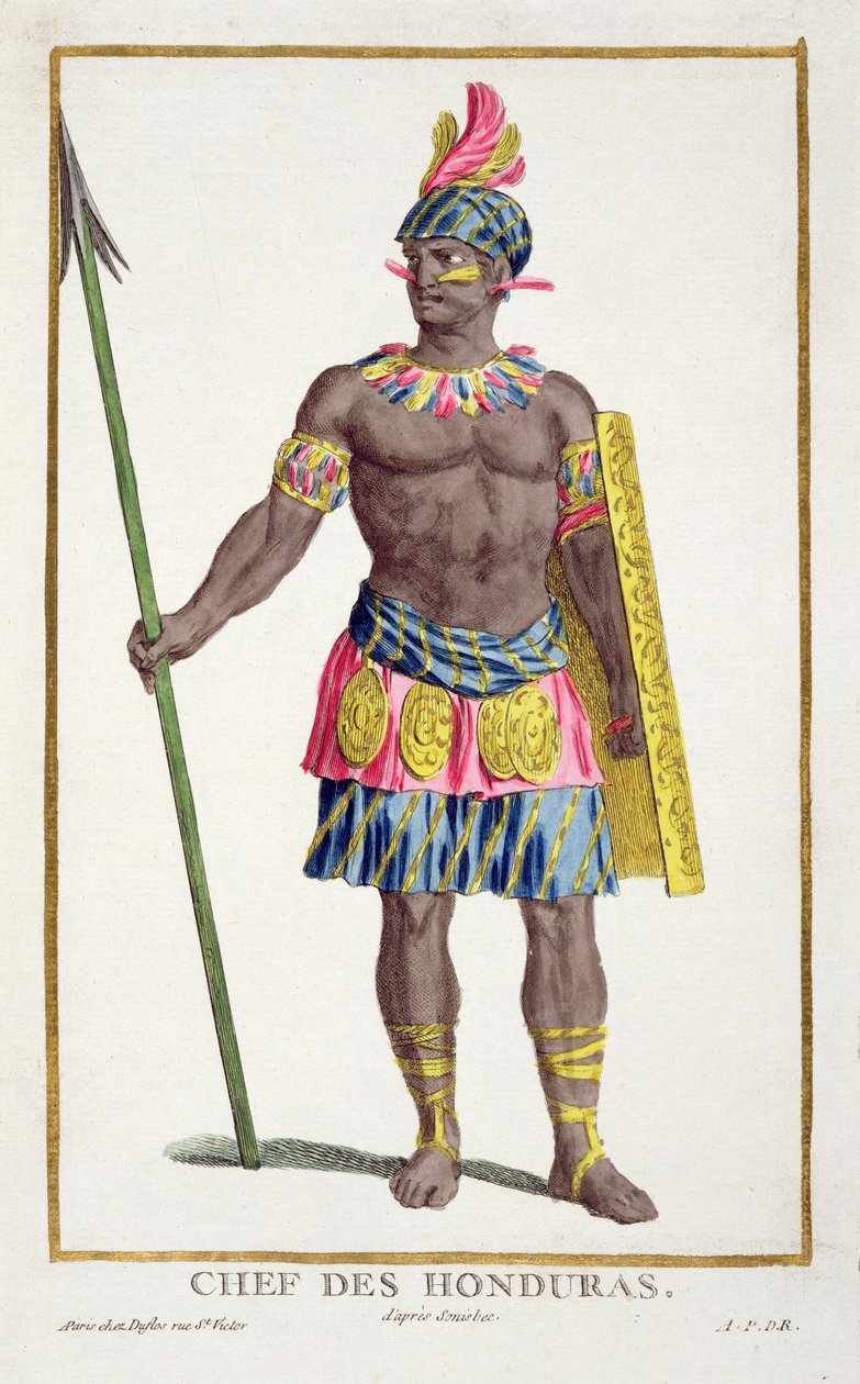 Jefe de los hondureños, 1780 de Pierre Duflos