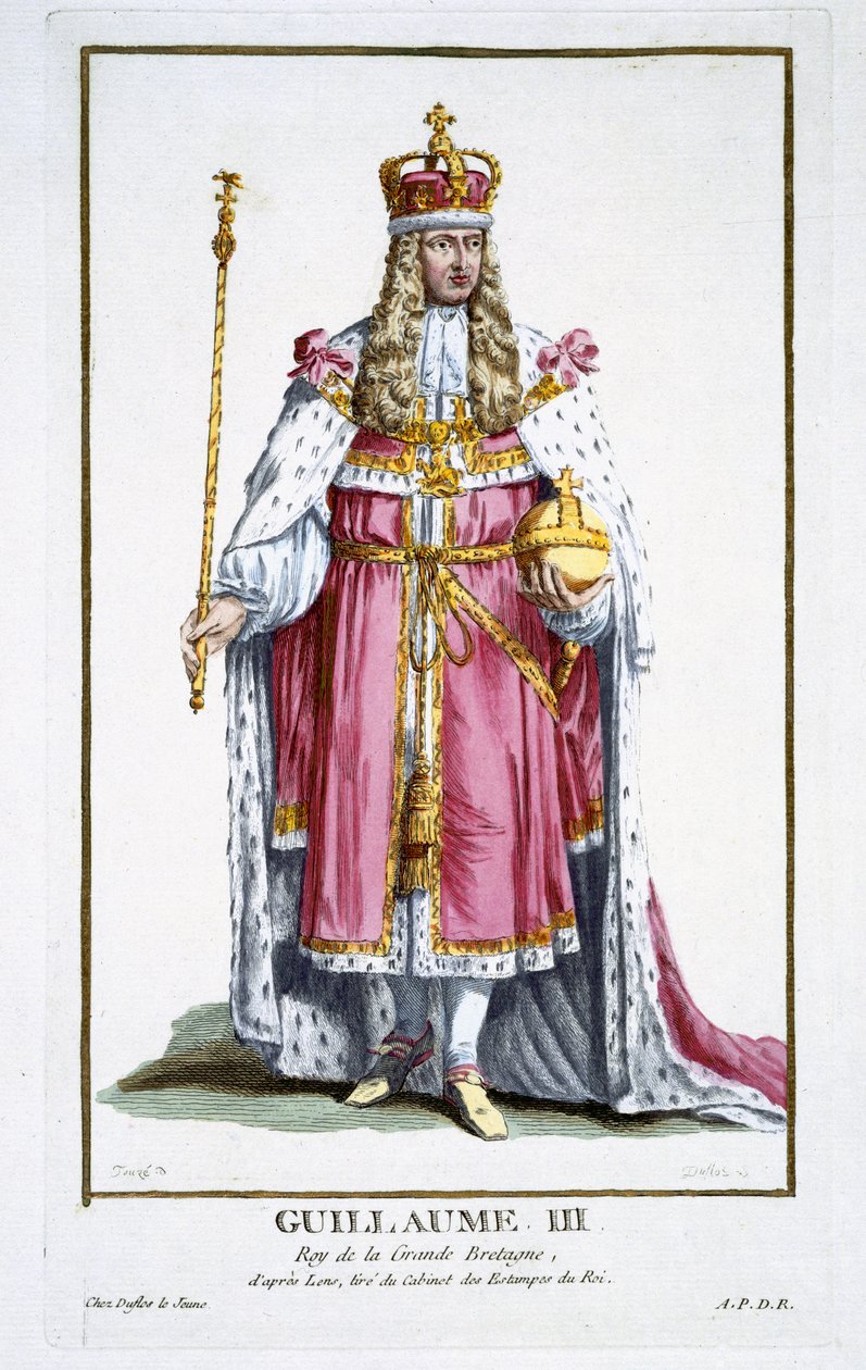 Guillermo III (1650-1702) de Orange de Pierre Duflos