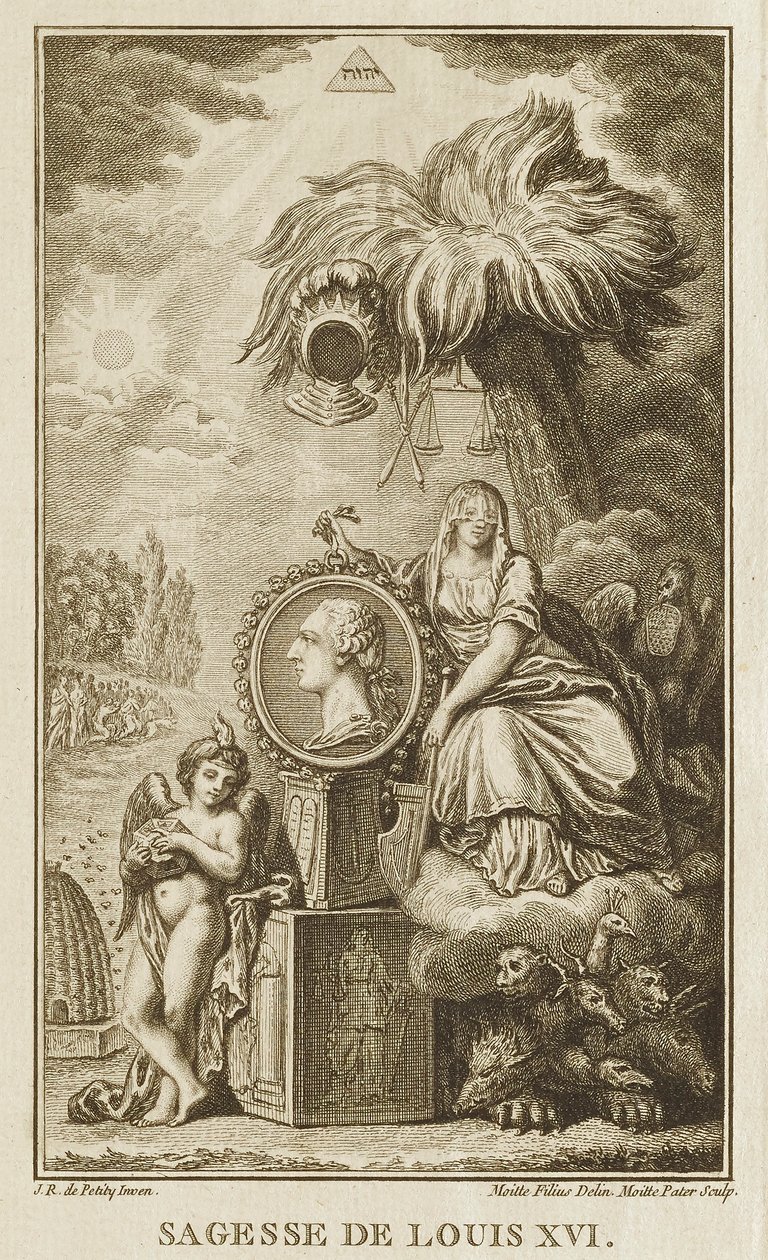 La sabiduría de Luis XVI de Pierre Etienne Moitte