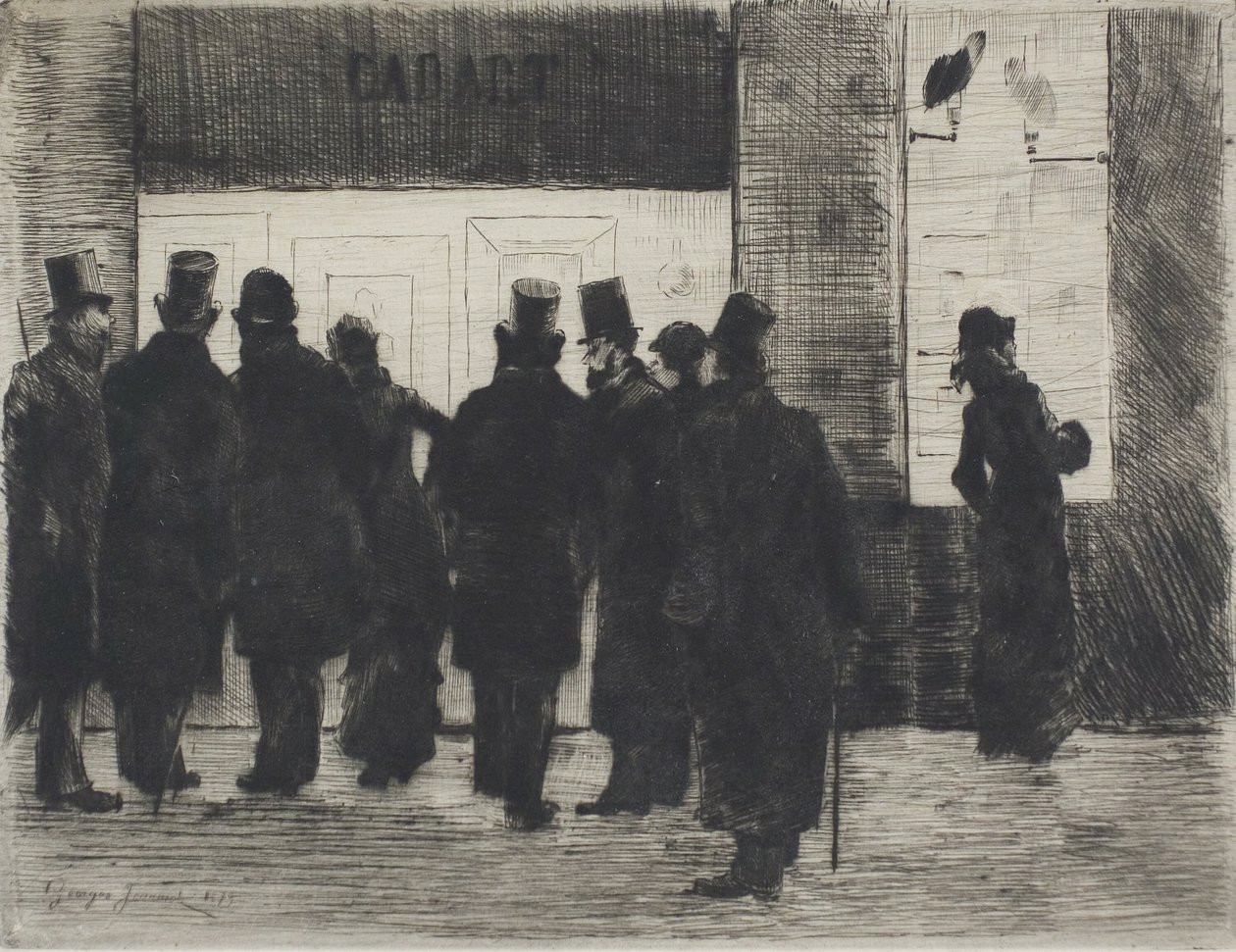 Escaparate de Cadart de Pierre Georges Jeanniot