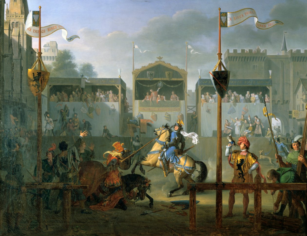 El Torneo, 1812 de Pierre Henri Revoil