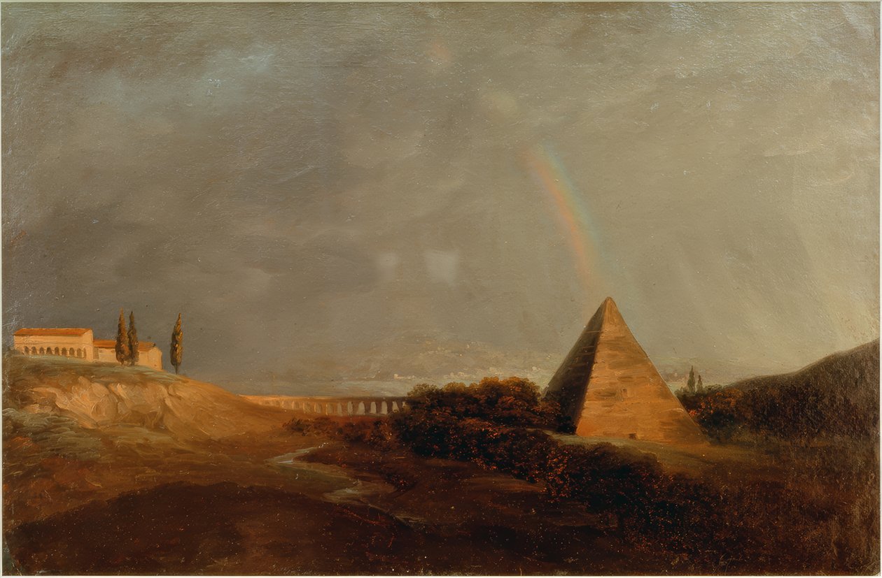 Pirámide y arcoíris de Pierre Henri de Valenciennes