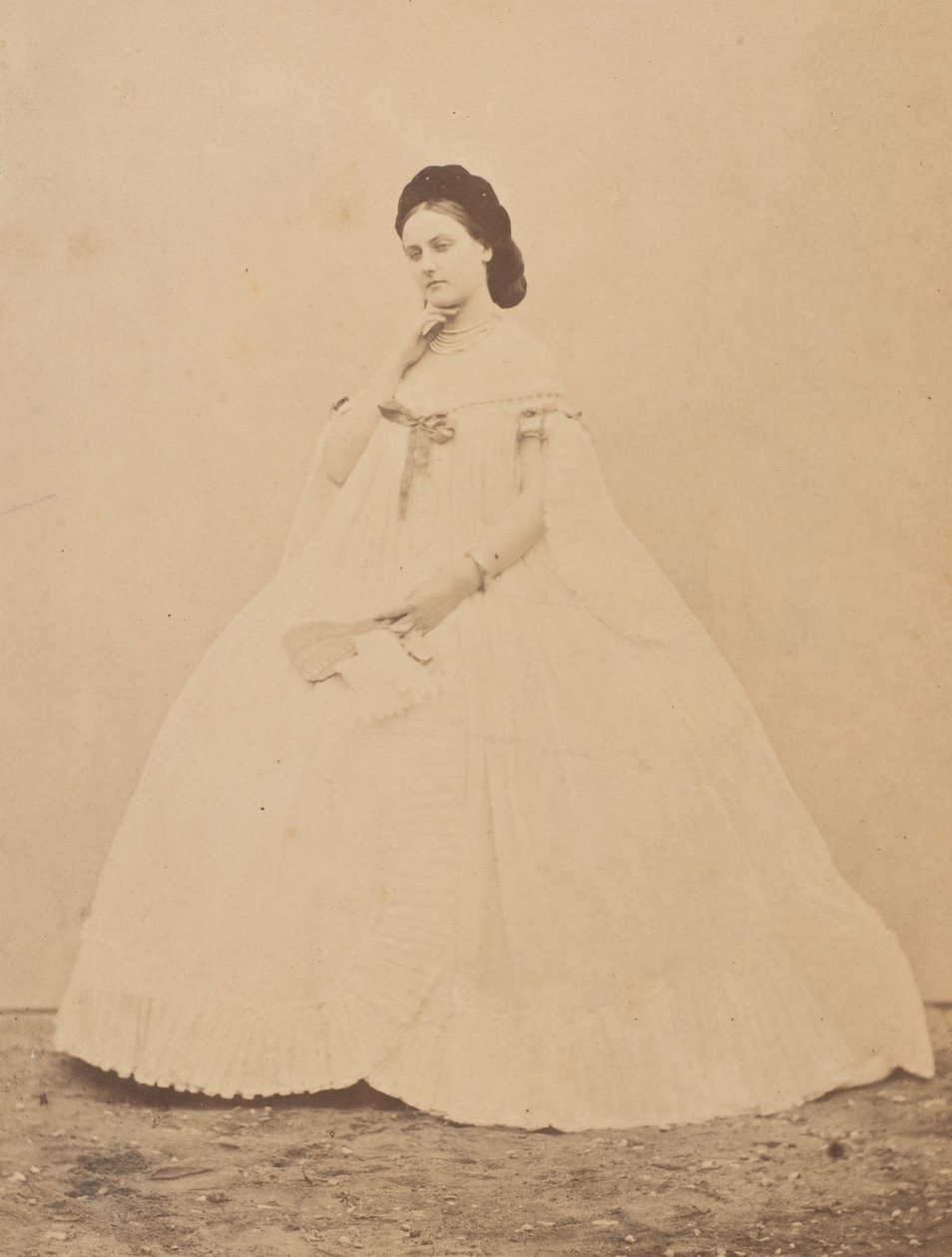 El peignoir plisado, 1860s de Pierre Louis Pierson