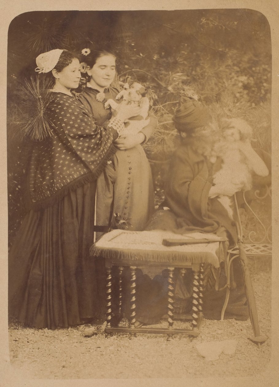 Los perros, 1860s de Pierre Louis Pierson