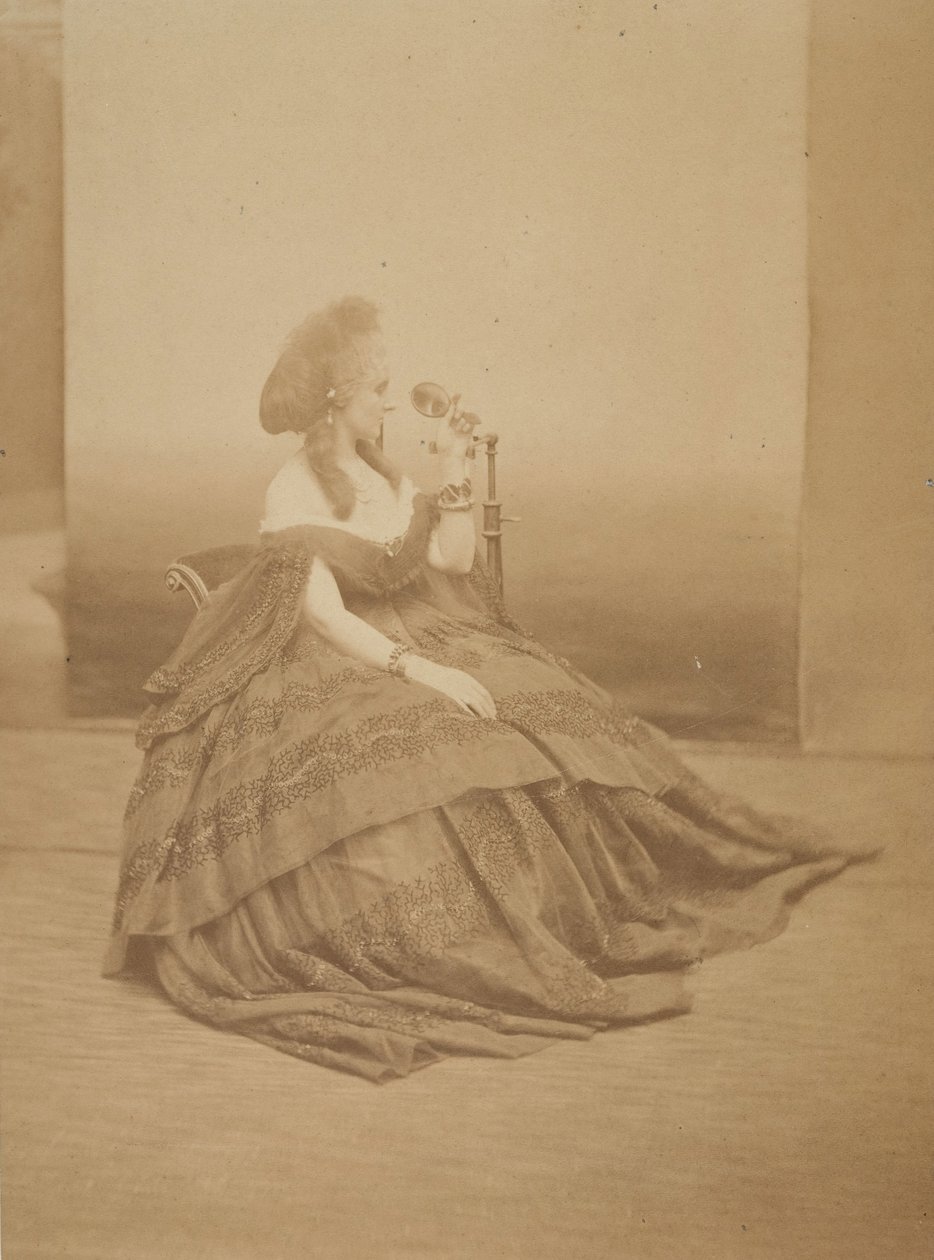 Les yeux mirés, 1860s de Pierre Louis Pierson