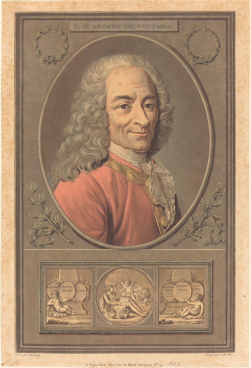 F.M. Arouet de Voltaire de Pierre Michel Alix