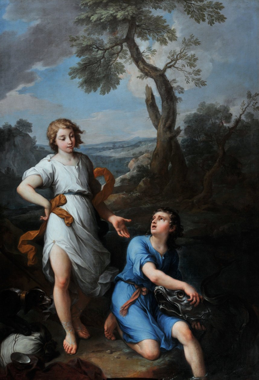 La vida de Tobías: “Pescando peces” de Pierre Parrocel