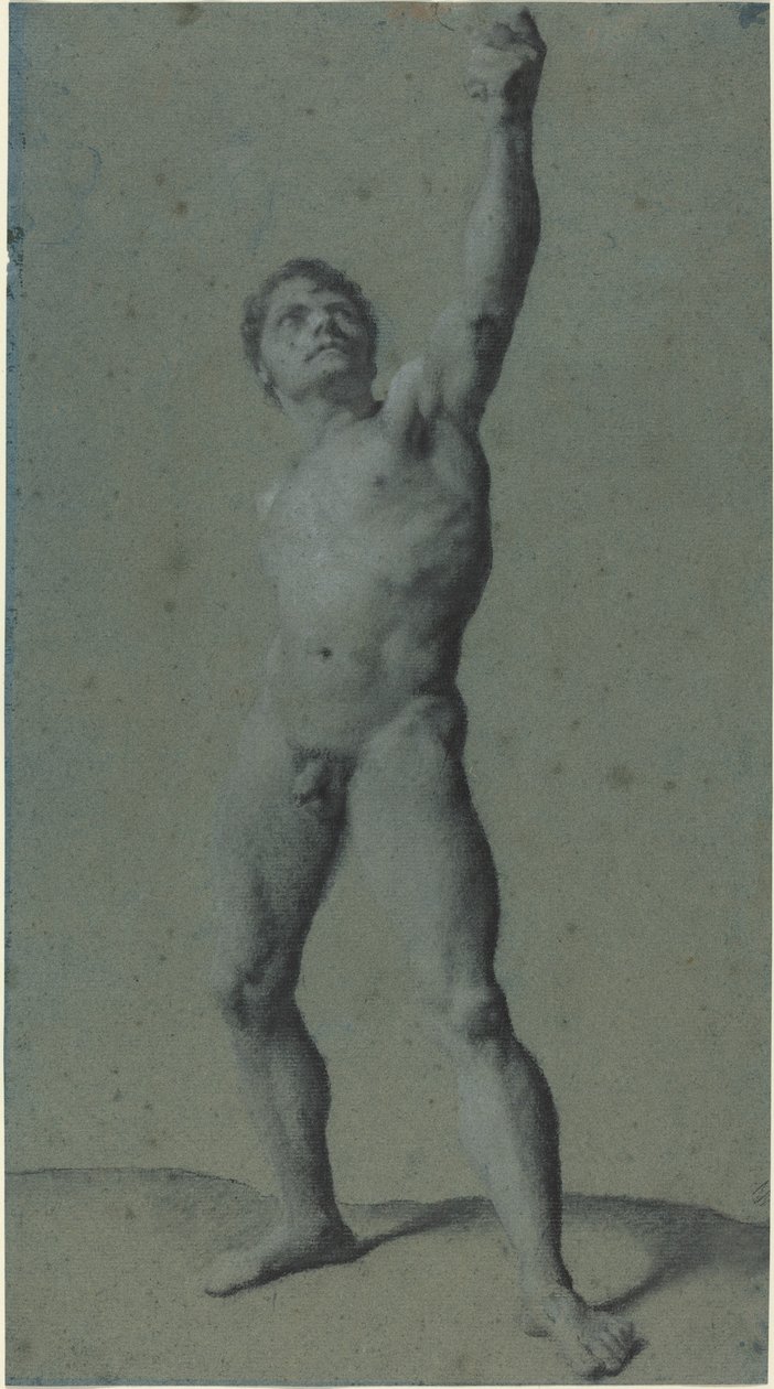 Estudio de Desnudo Masculino de Pierre Paul Prud