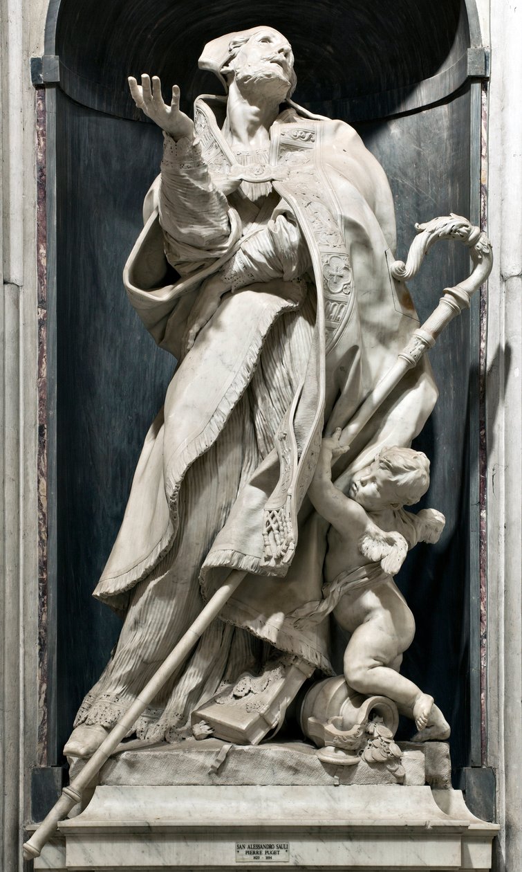 San Alejandro Sauli (Escultura) de Pierre Puget