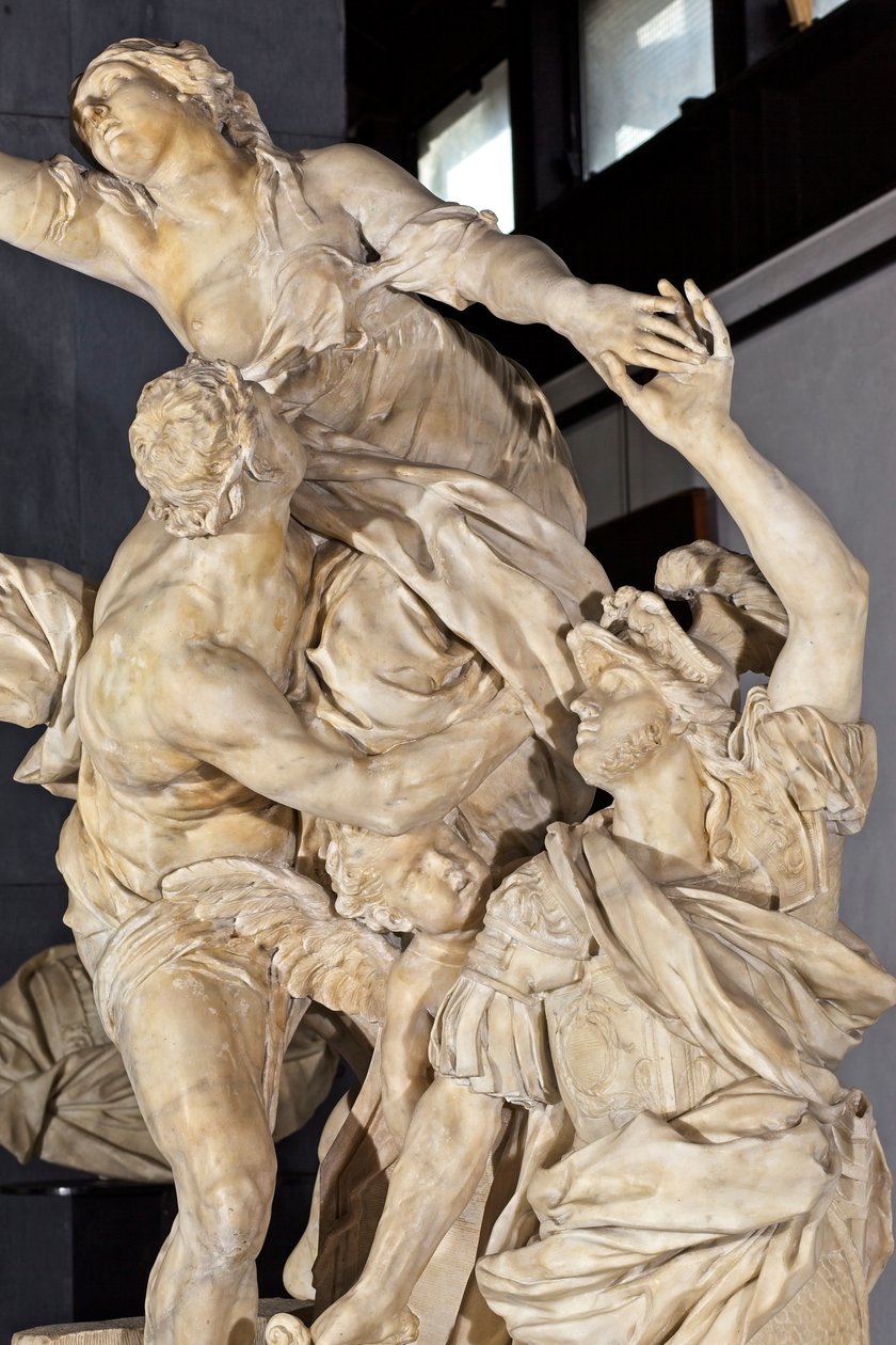 El rapto de Elena (detalle) de Pierre Puget