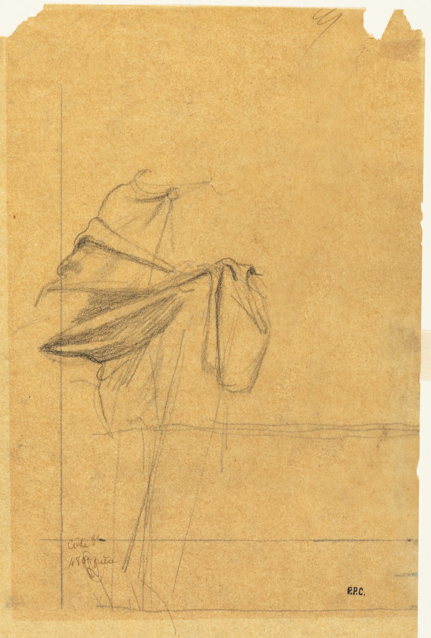 Drapery Study de Pierre Puvis de Chavannes