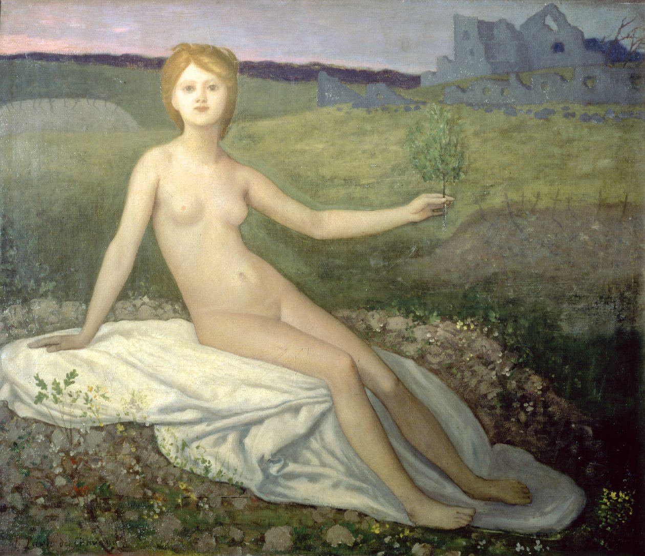 Esperanza, 1871-2 de Pierre Puvis de Chavannes