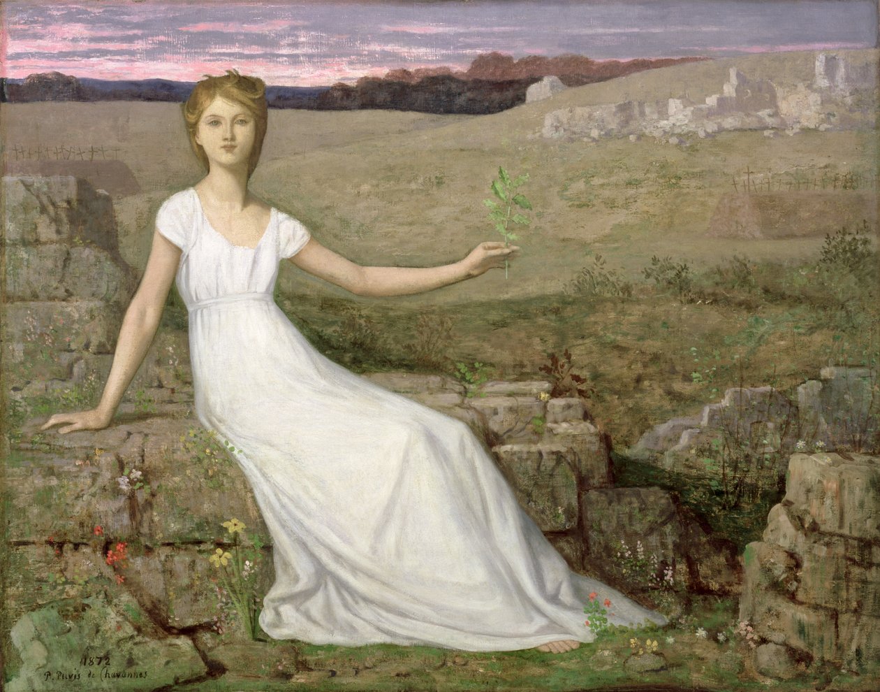 Esperanza, 1872 de Pierre Puvis de Chavannes
