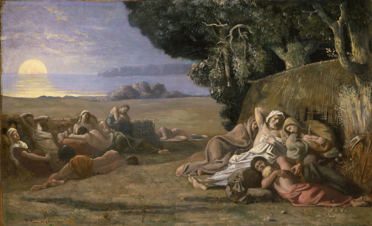 Sueño, c.1867-70 de Pierre Puvis de Chavannes