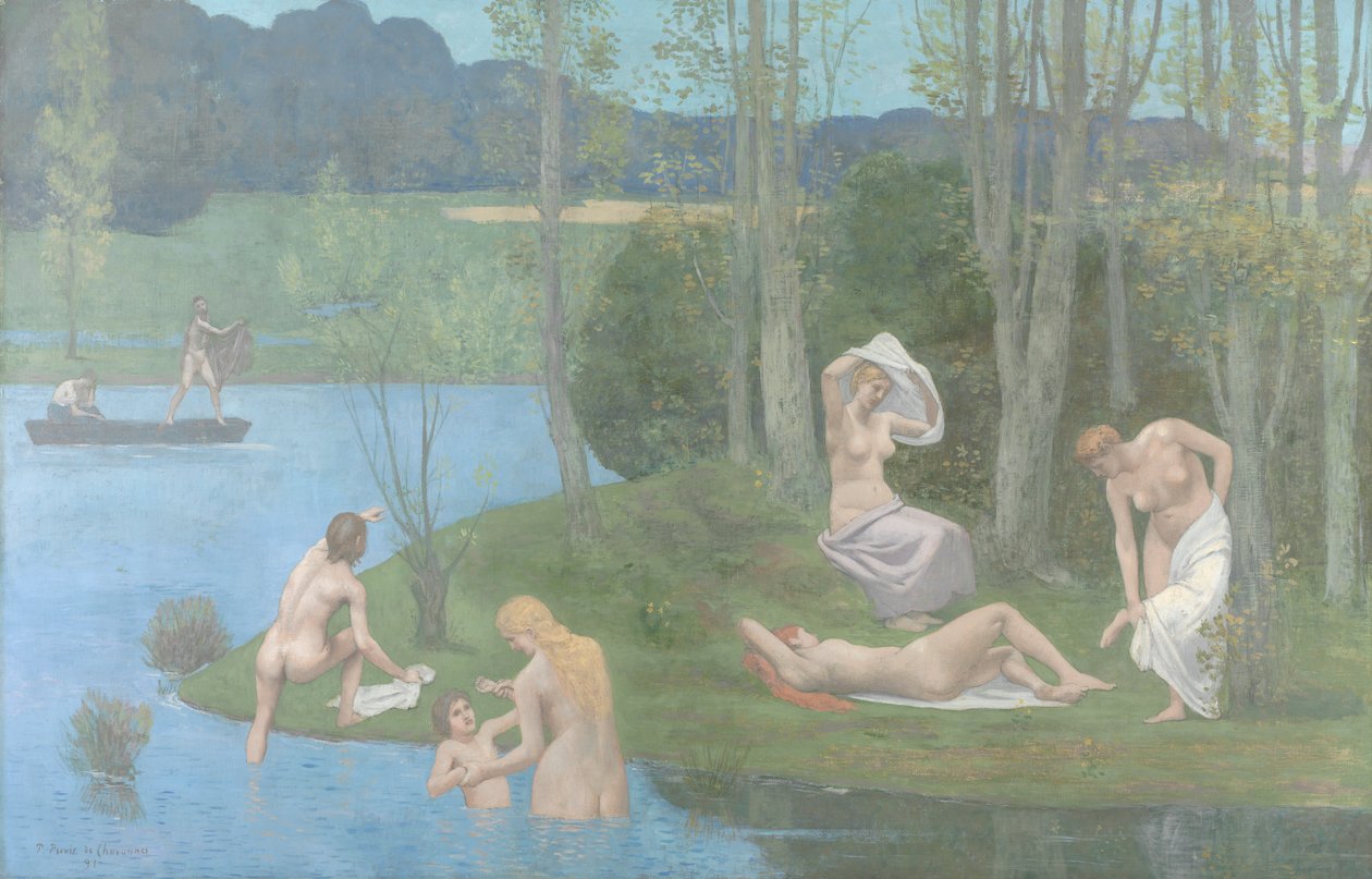 Verano, 1891 de Pierre Puvis de Chavannes
