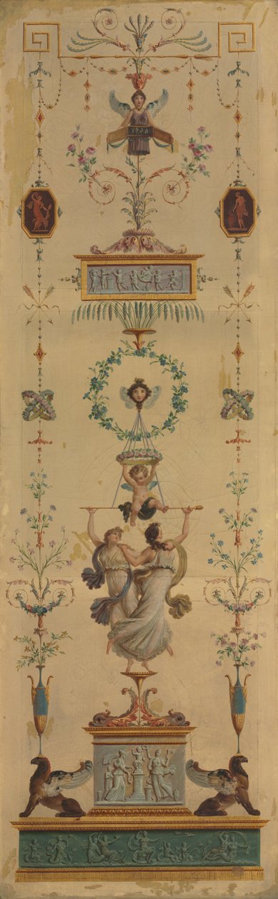 Panel Decorativo, 1790s de Pierre Rousseau