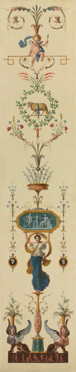 Panel decorativo, 1790s de Pierre Rousseau
