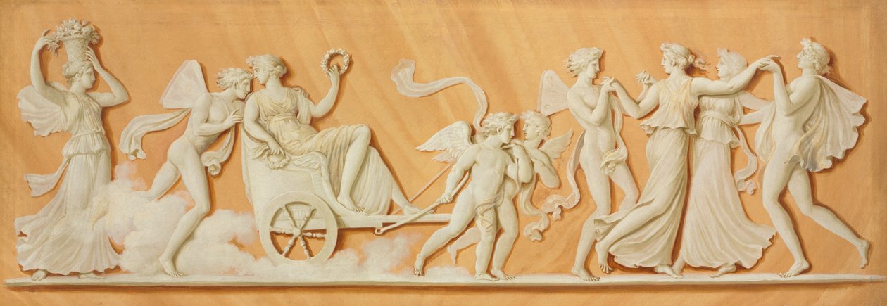 Pintura sobrepuerta, 1790s de Pierre Rousseau
