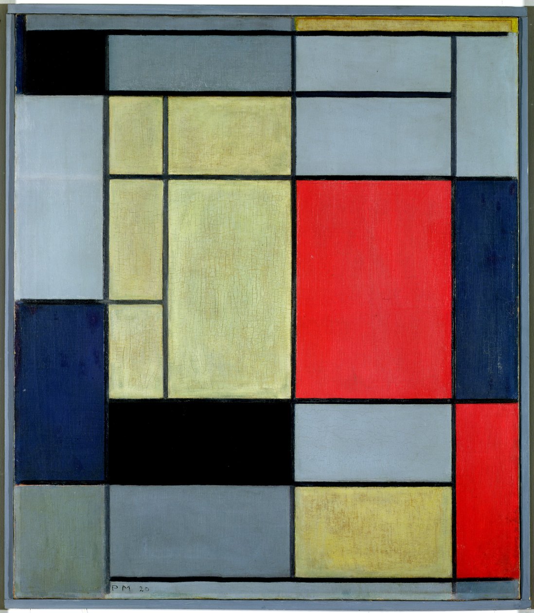 Composición I, 1920 de Piet Mondrian