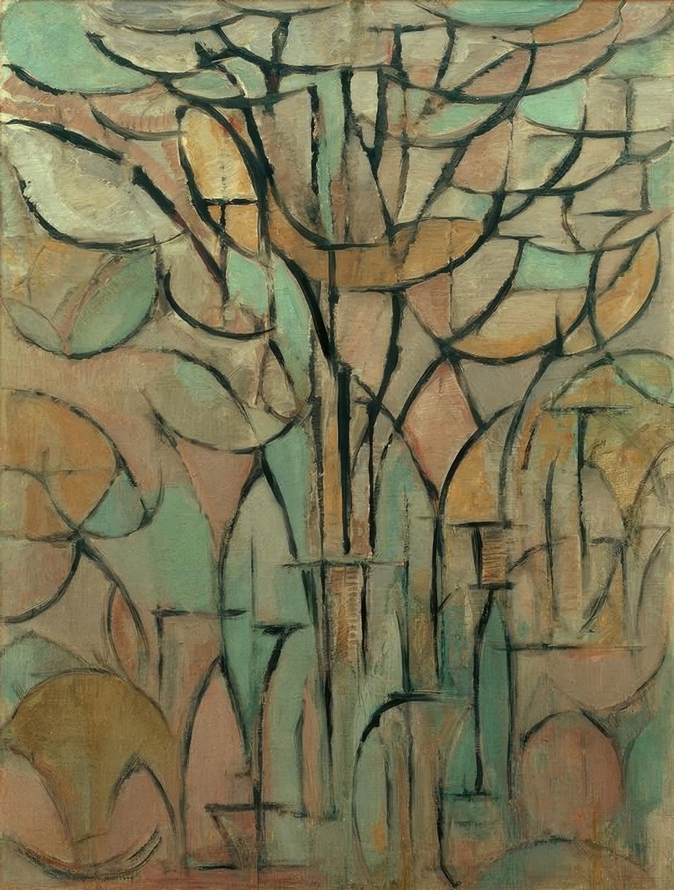 Los árboles de Piet Mondrian