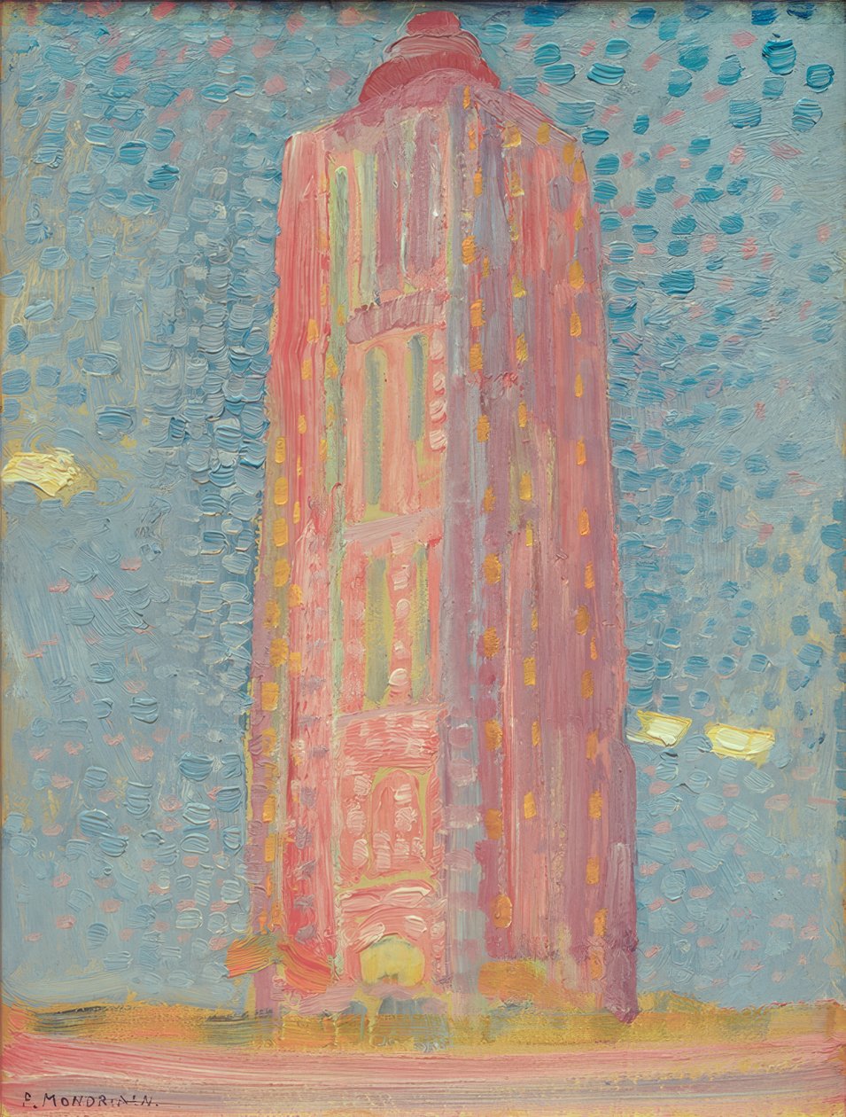 Faro en Westkapelle de Piet Mondrian