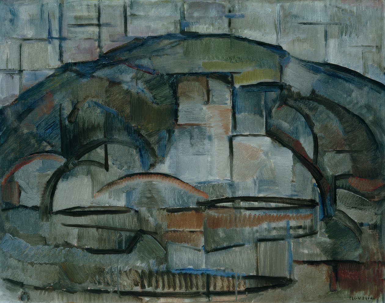 Paisaje de Piet Mondrian