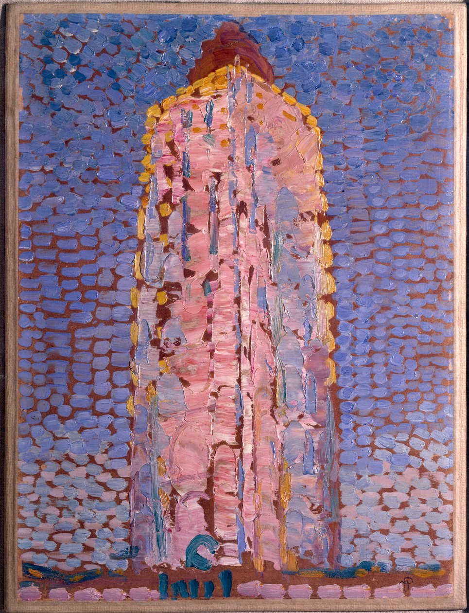 El faro de Westkapelle, Veere, Zelanda de Piet Mondrian
