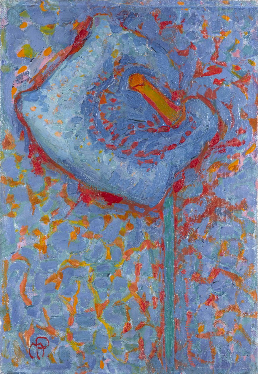 Lirio de Arum, 1908-1909 de Piet Mondrian