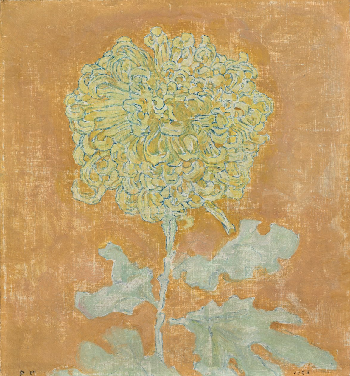 Crisantemo de Piet Mondrian