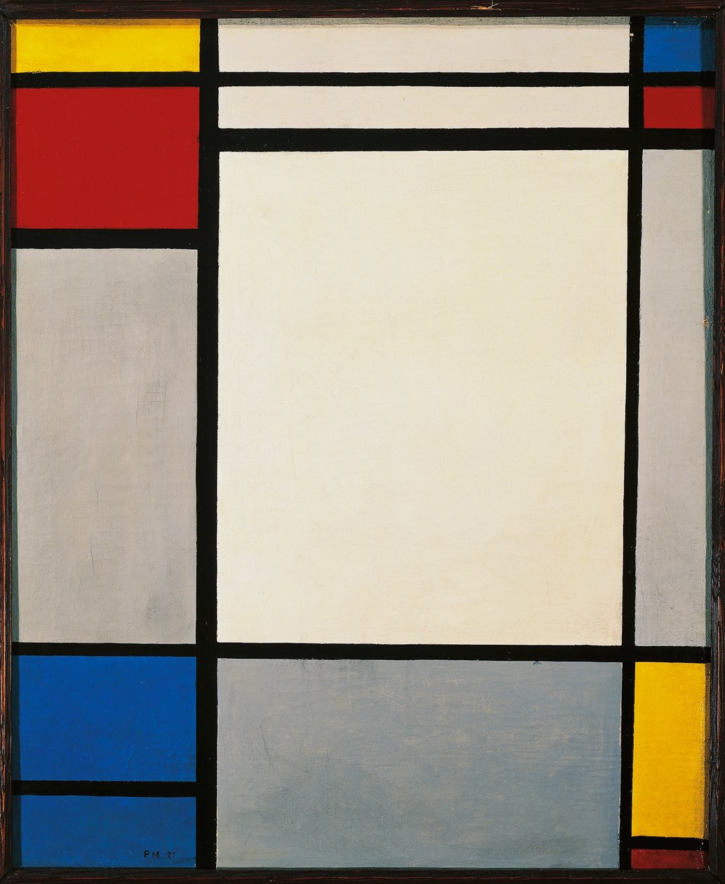 Composición de Piet Mondrian