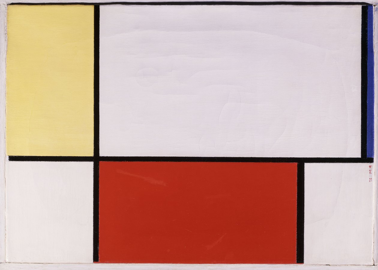 Composición de Piet Mondrian