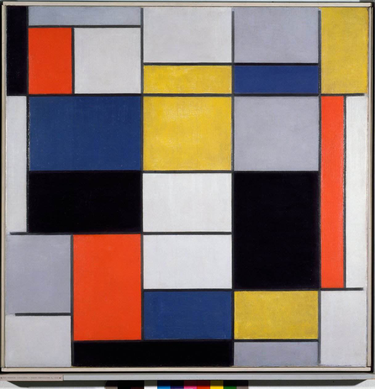 Composición A de Piet Mondrian