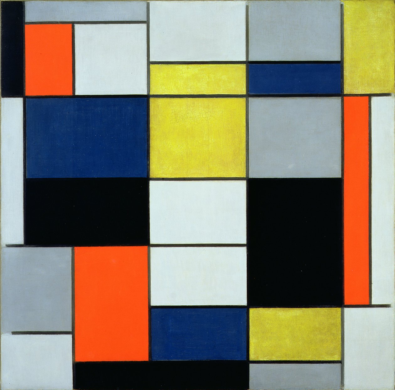 Composición A de Piet Mondrian