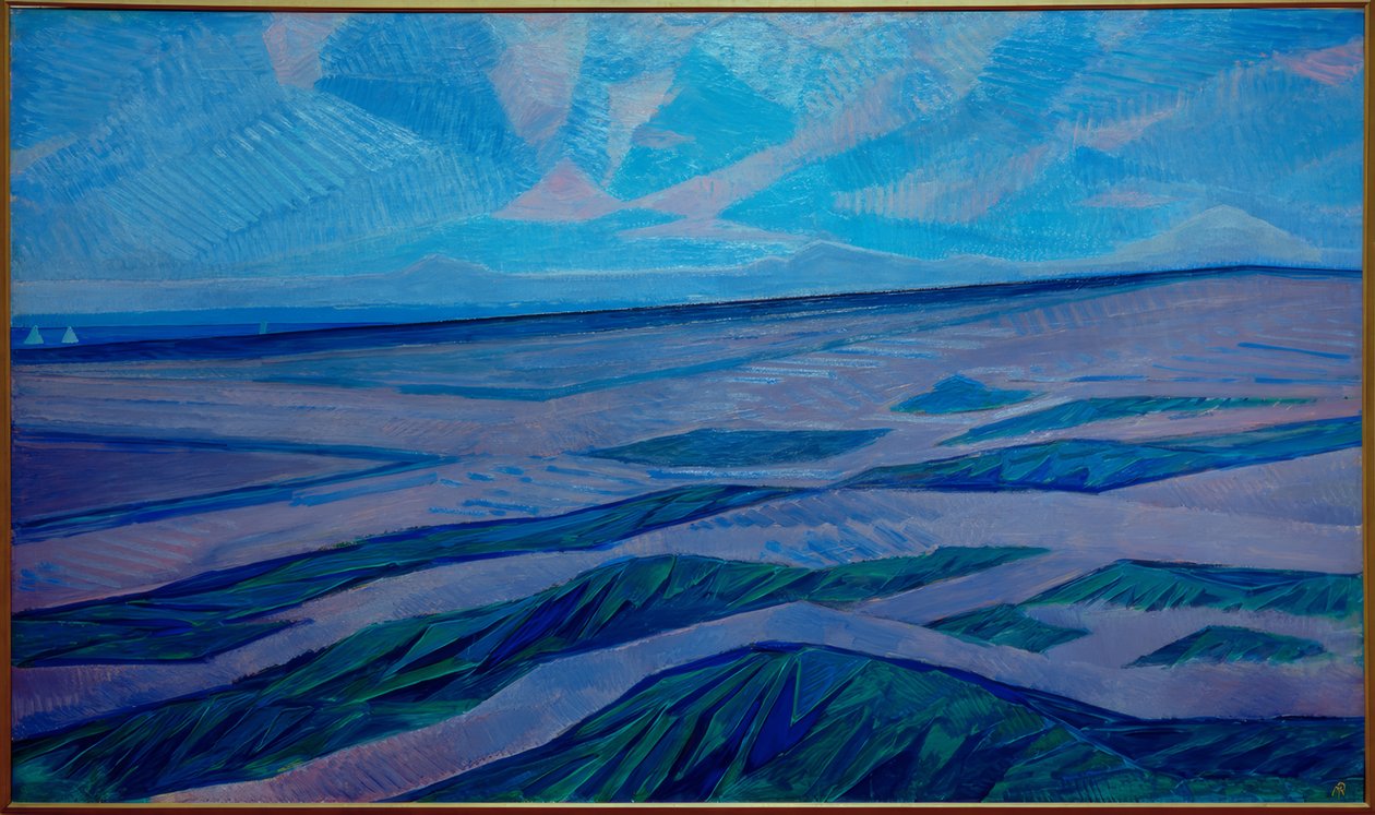 Paisaje de dunas de Piet Mondrian