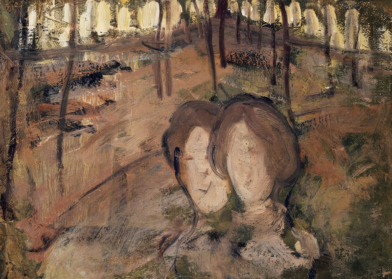 Mujeres en un bosque de Piet Mondrian