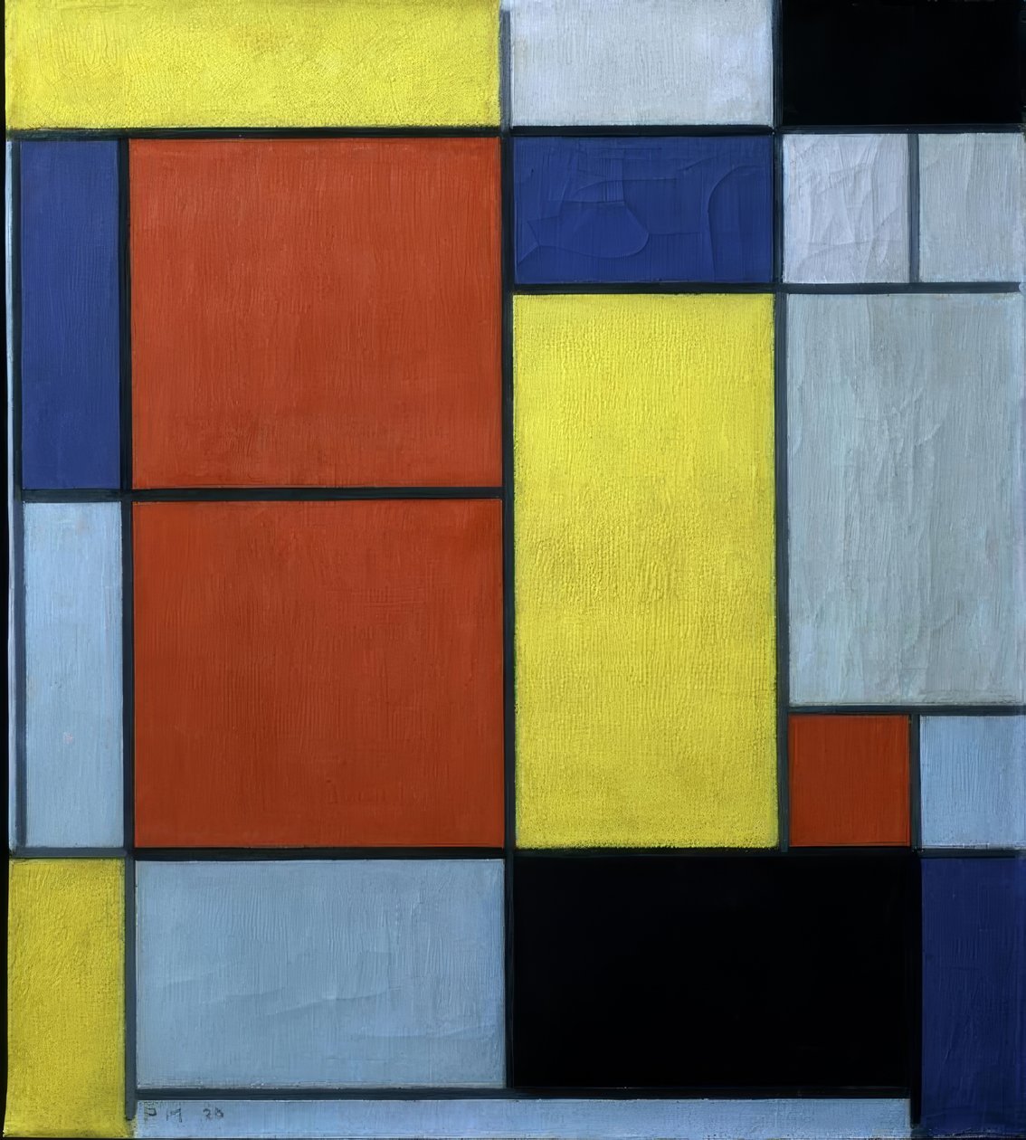 Composición II de Piet Mondrian