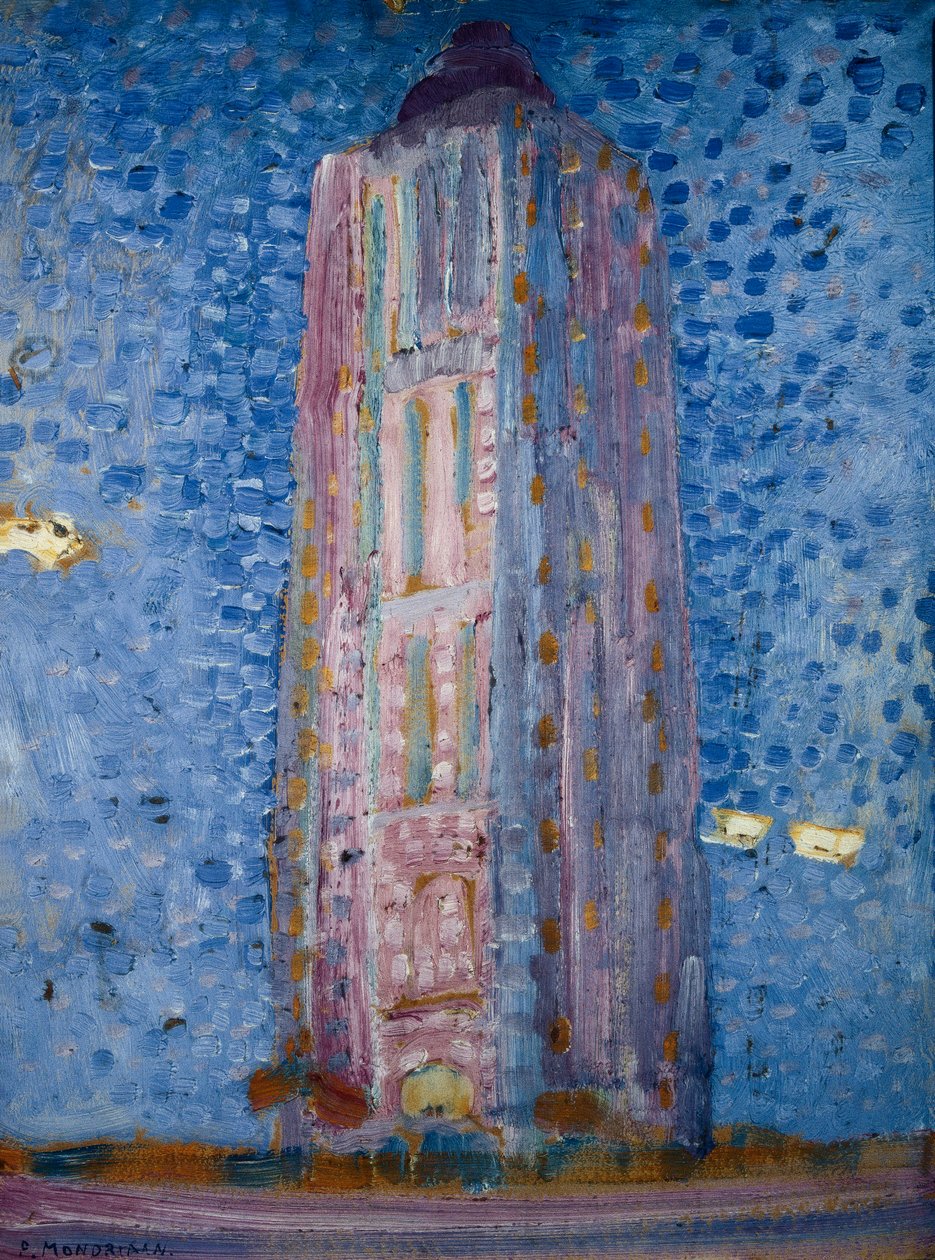 El faro de Westkapelle de Piet Mondrian