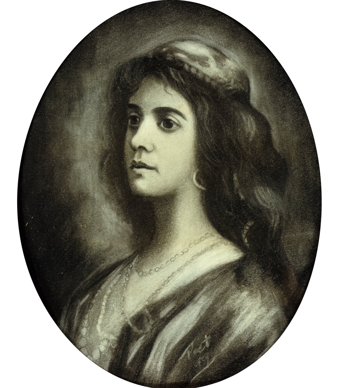 Retrato de niña de Piet Mondrian