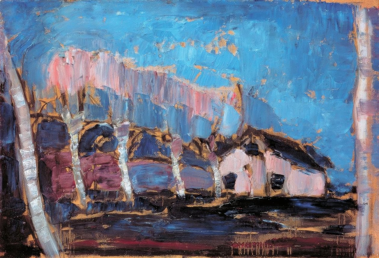 Paisaje nocturno, 1908 de Piet Mondrian