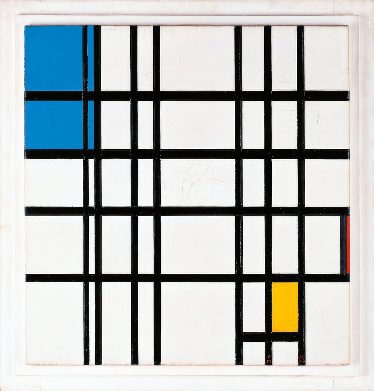 Ritmo de líneas negras de Piet Mondrian