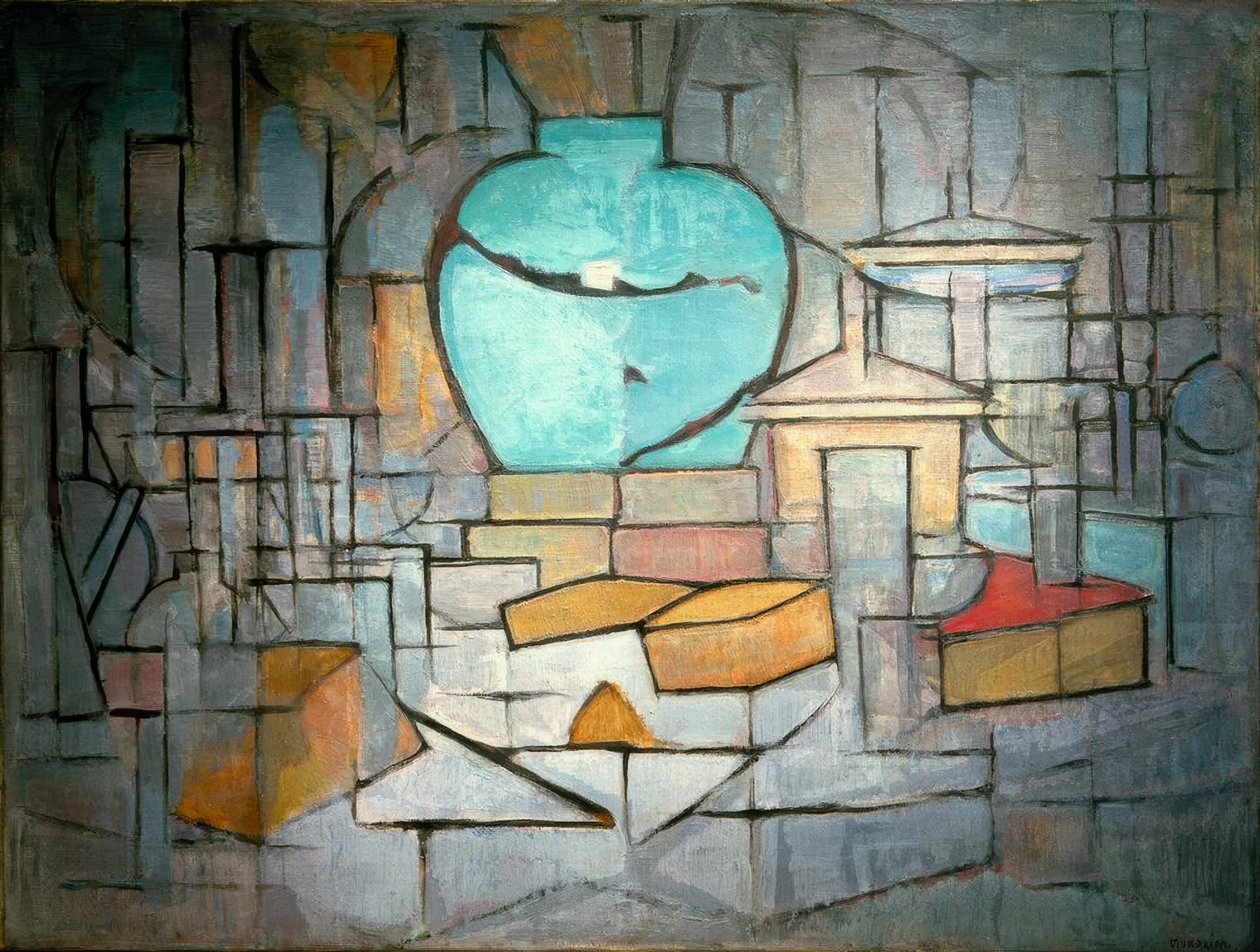 Naturaleza muerta con tarro de jengibre II de Piet Mondrian