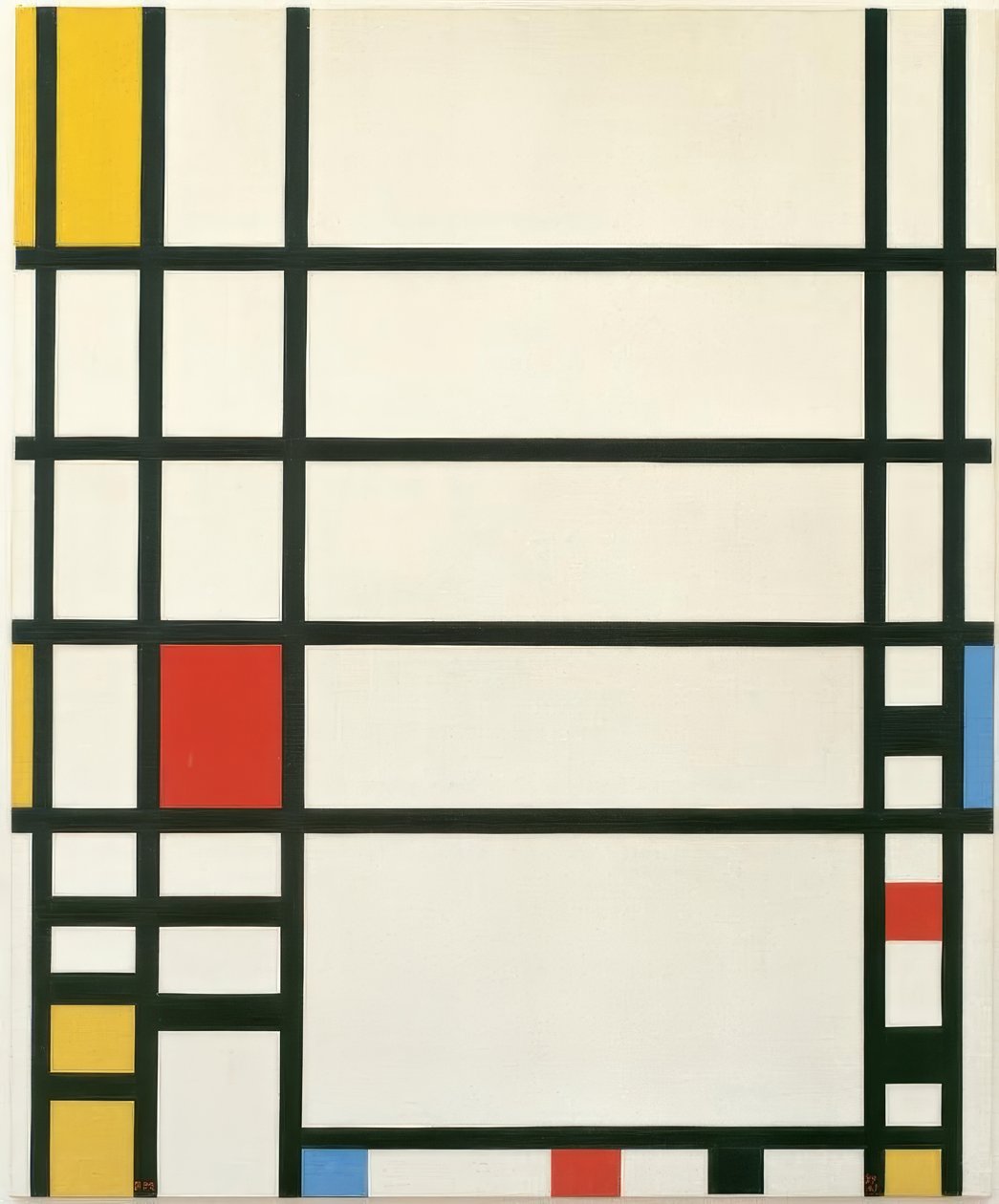 Plaza Trafalgar de Piet Mondrian