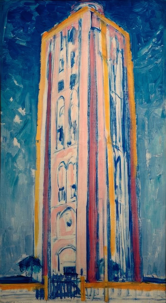 Westkapelle (Países Bajos) de Piet Mondrian