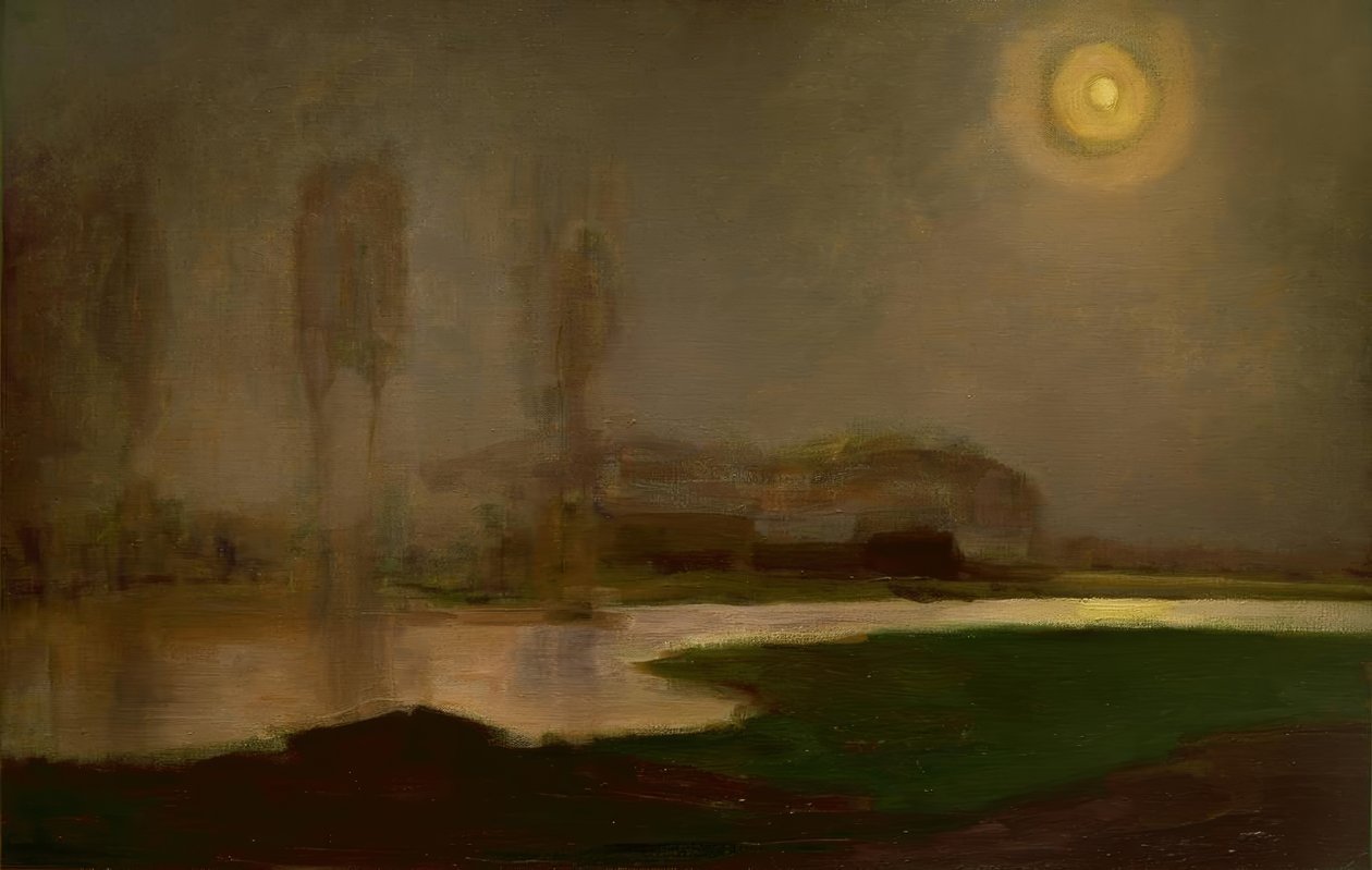 Noche de verano de Piet Mondrian