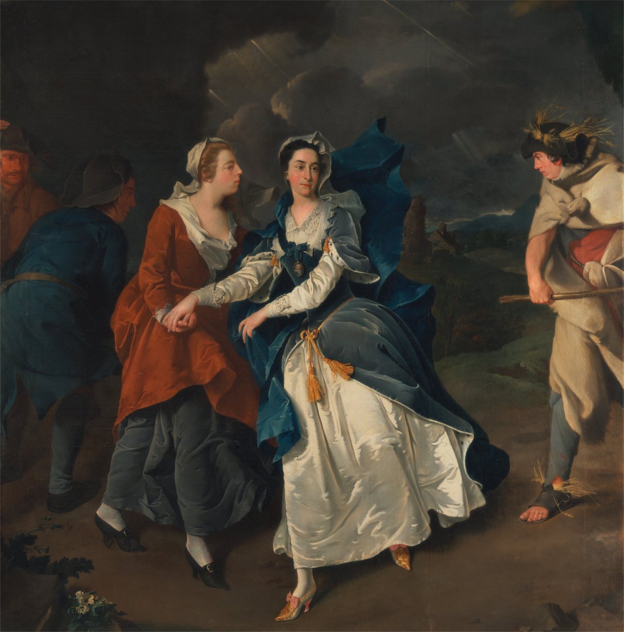 Sra. Cibber como Cordelia de Pieter van Bleeck