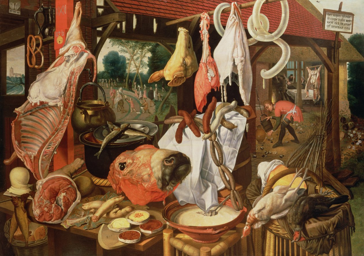 El puesto de carne, 1568 de Pieter Aertsen