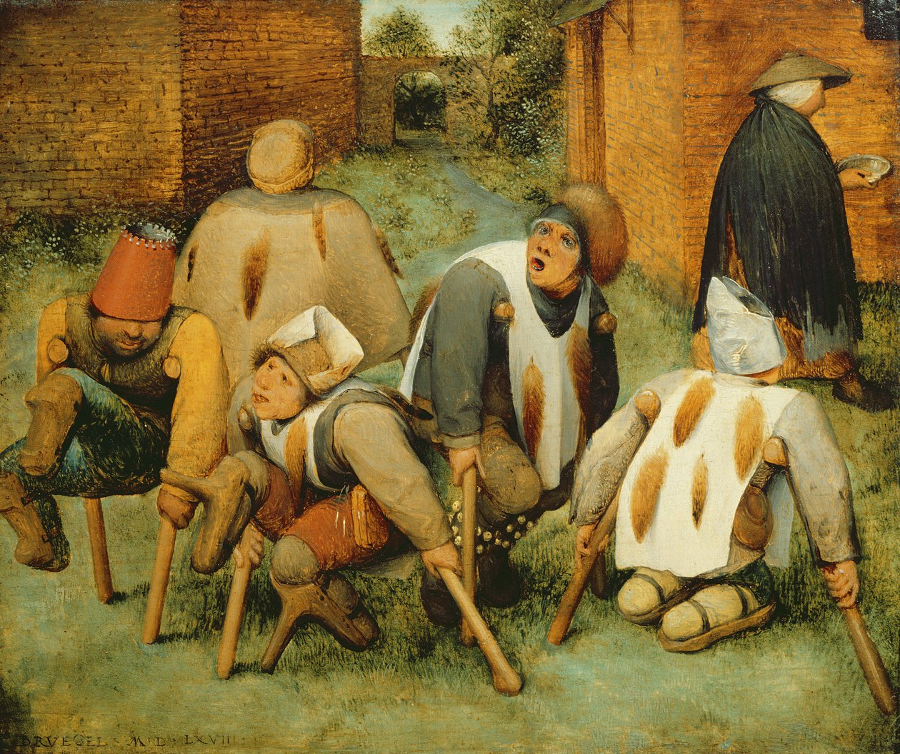 Los Mendigos, 1568 de Pieter Bruegel the Elder