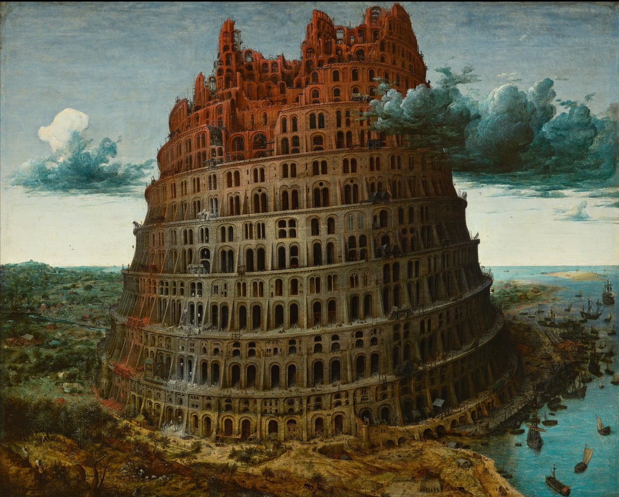 La torre de Babel (Róterdam) de Pieter Bruegel the Elder