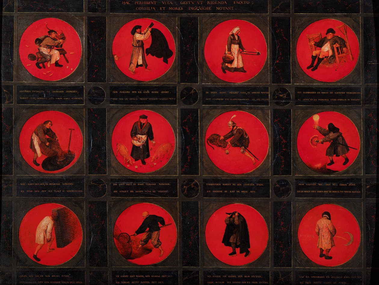 Doce proverbios, c.1558-60 de Pieter Bruegel the Elder