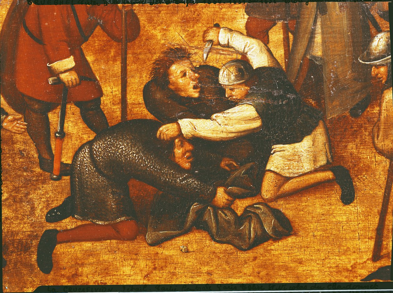 La Crucifixión (detalle) de Pieter Brueghel the Younger